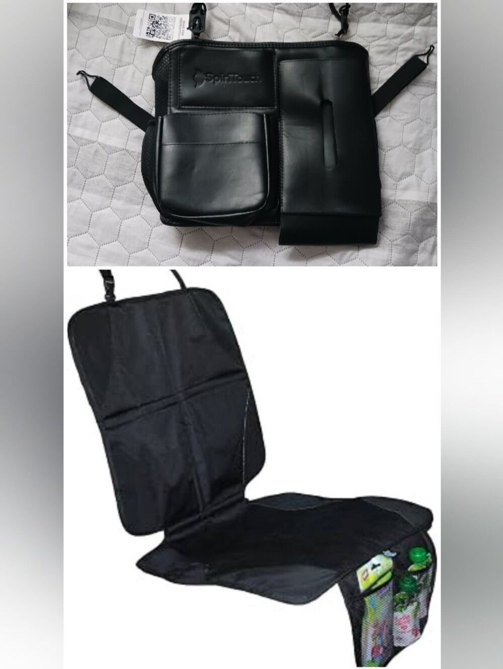 Car Seat Lot! SPIRITOUCH Car Organizer + Smart Elf Car Seat Cover New Other